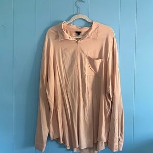 TORRID CREAMSICLE COLLARED BLOUSE